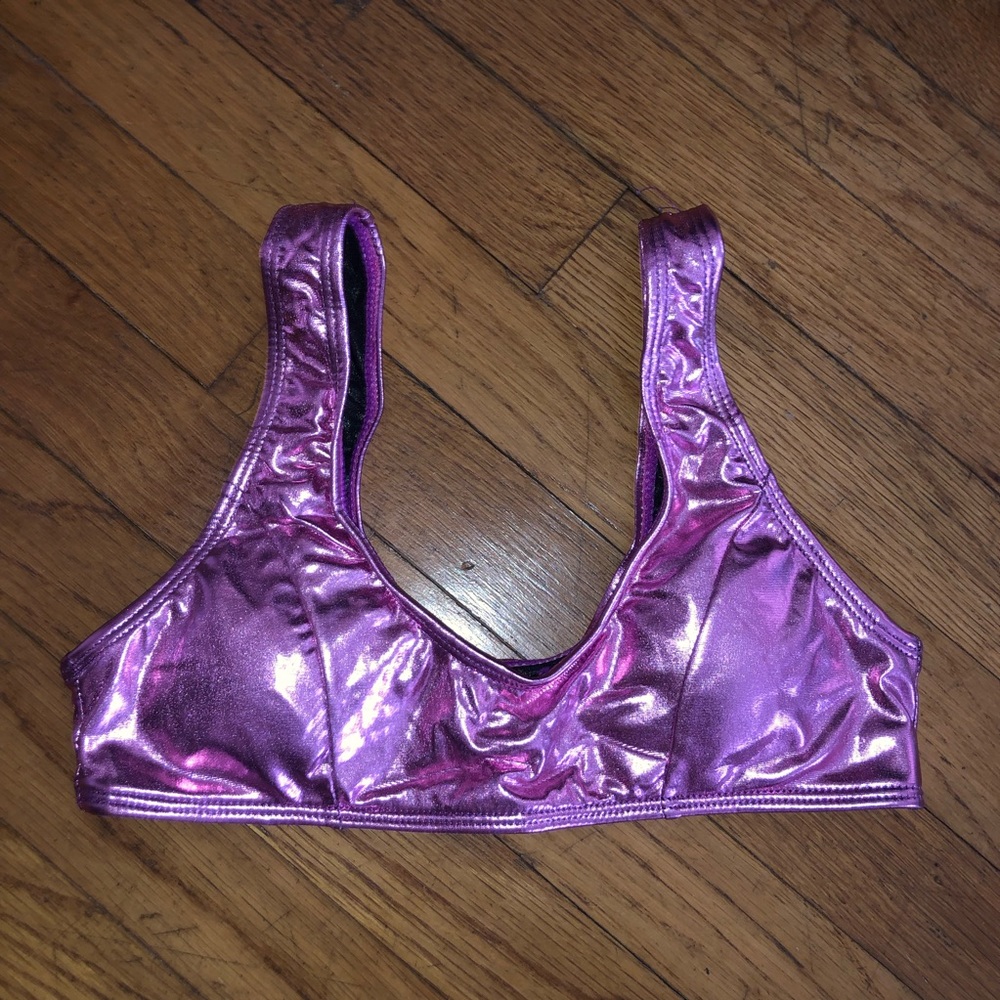 ✨✨PINK METALLIC BIKINI✨✨ - Picture 4 of 8